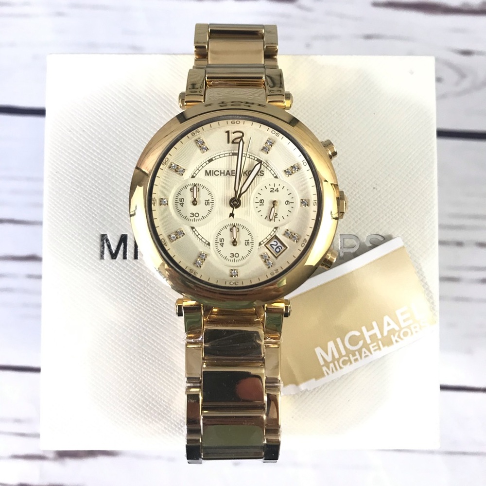 NEW MICHAEL KORS WATCH for WOMEN * Gold Tone